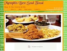 Tablet Screenshot of memphisbestsoulfood.com